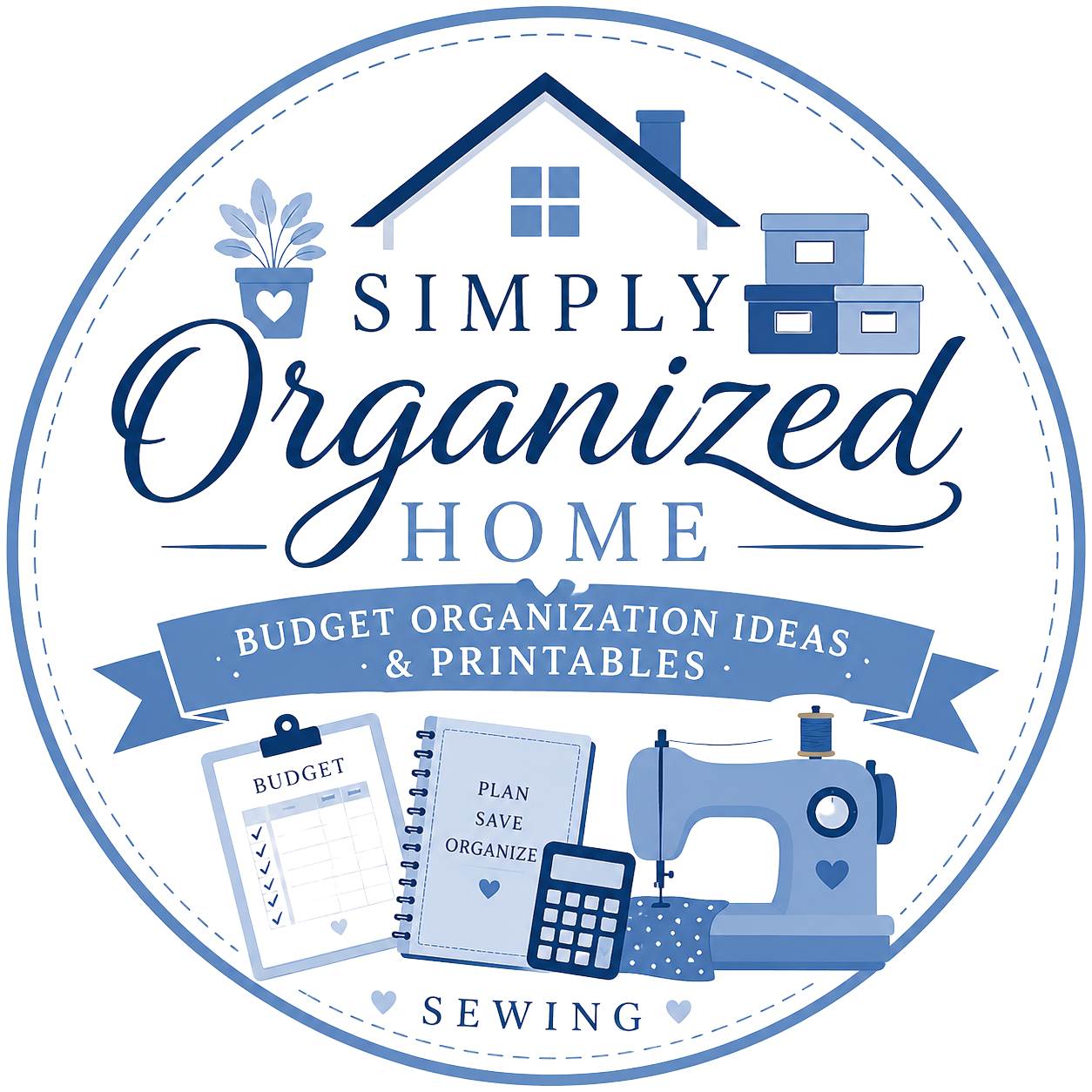 Simply Organized Home - budget home organization tips and printables